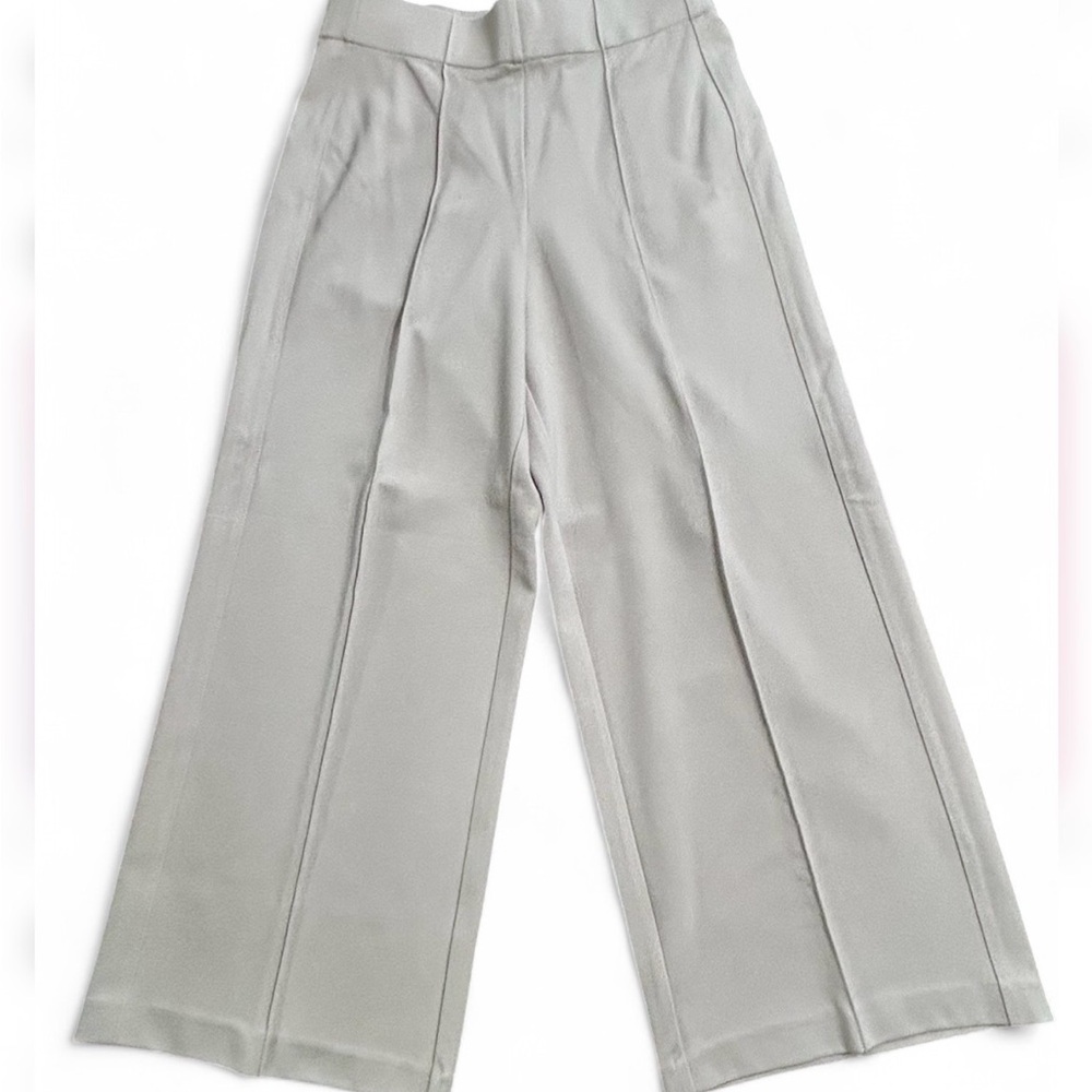 JONES NEW YORK BeigeColor  Wide-Leg  Pull-Up Pants S,High Waisted W/Back Packets